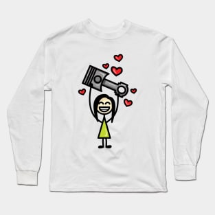 piston love Long Sleeve T-Shirt